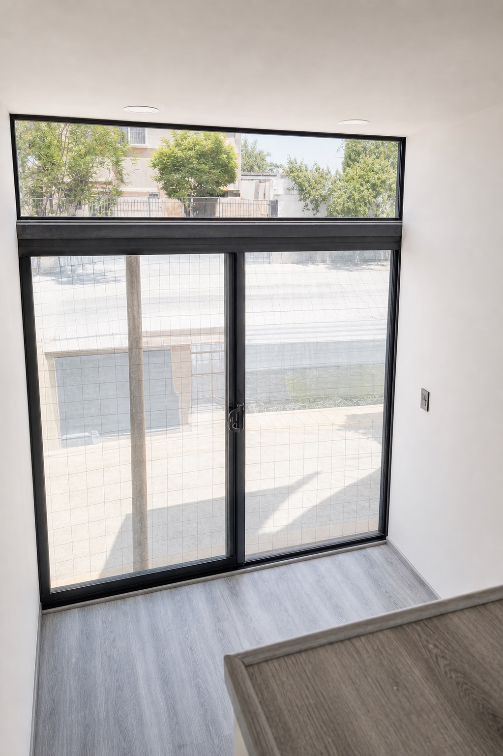 Rise20 full-height window below the sleeping loft
